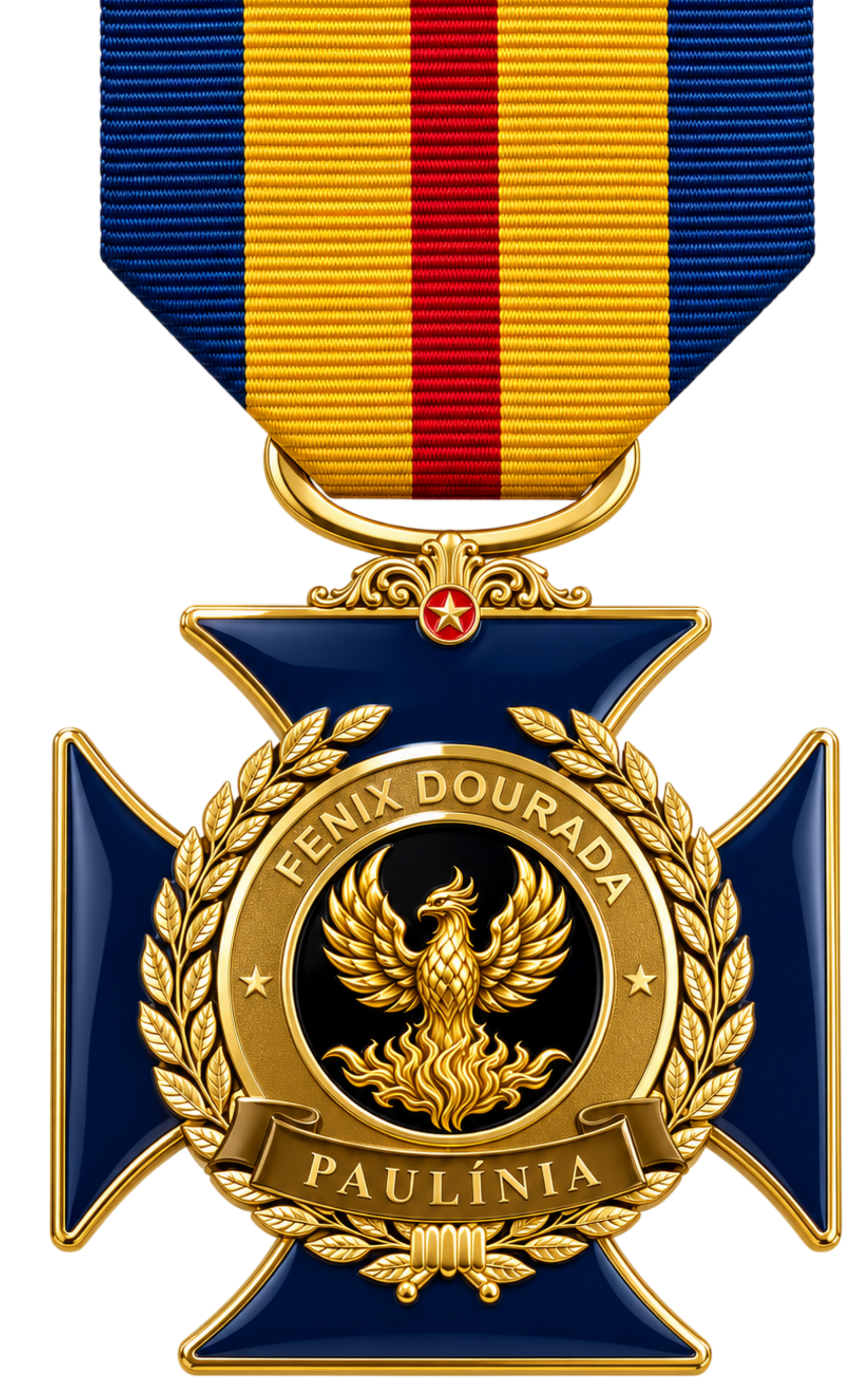 Brasão de MEDALHA FENIX DOURADA